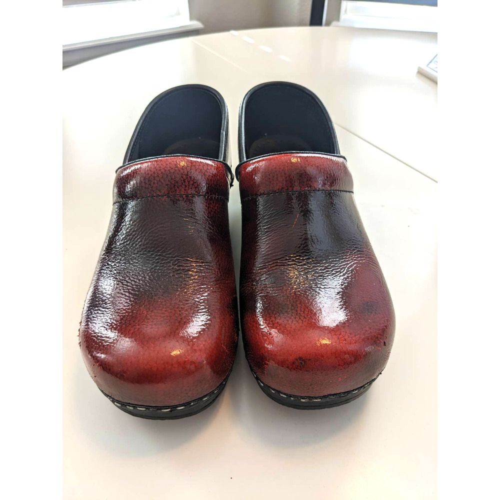 Sanita Professional Clogs- Awesome Distressed Red, Women, Size 40
